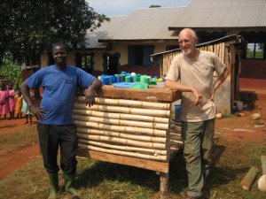 building plate stands in Uganda