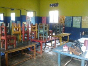 school in rural Uganda