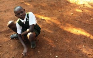 Uganda school girl in uniform