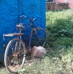 bicycle in rural Uganda