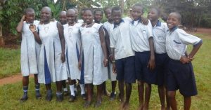 Ugandan school children