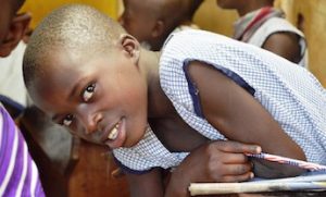 Uganda primary school girl