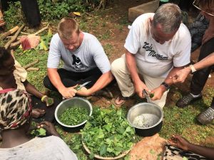 traditional cooking lesson in Uganda