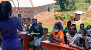 open air classroom in Uganda
