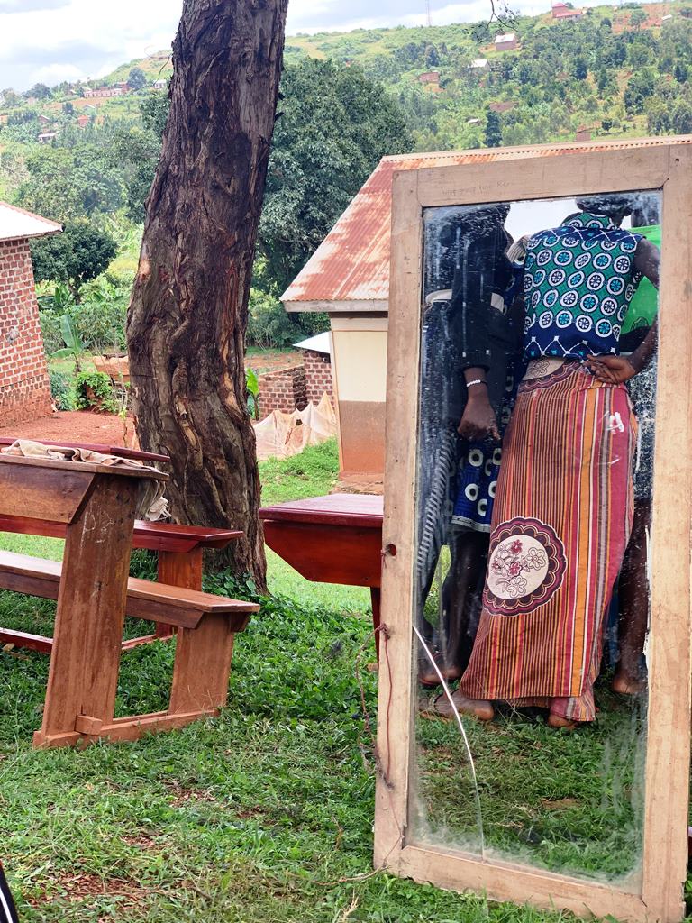 Open air classroom in Uganda