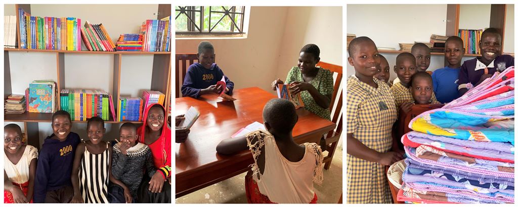 Ugandan primary school library collage