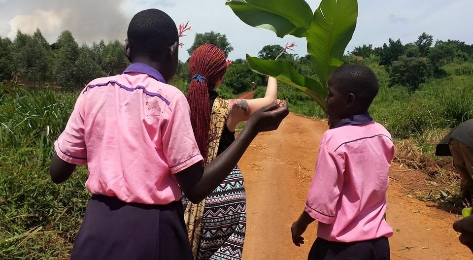 little girl in Uganda